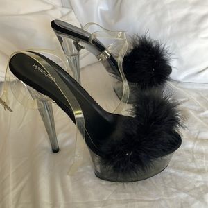 Pretty little thing platform heels
